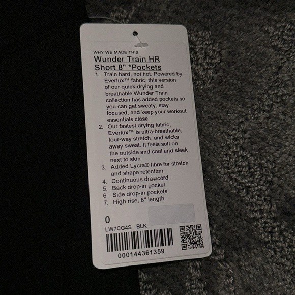 •Lululemon Wunder Train 8” HR short w/ pockets•​ - Picture 6 of 8